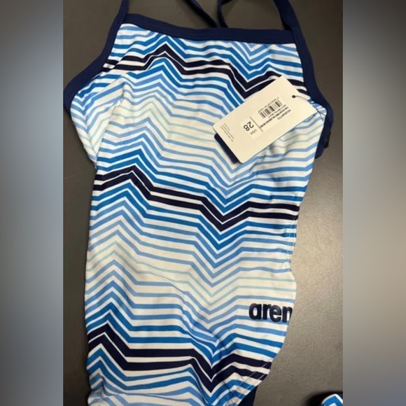 Arena female multicolor stripes one piece size 26 NWT - Picture 1 of 1